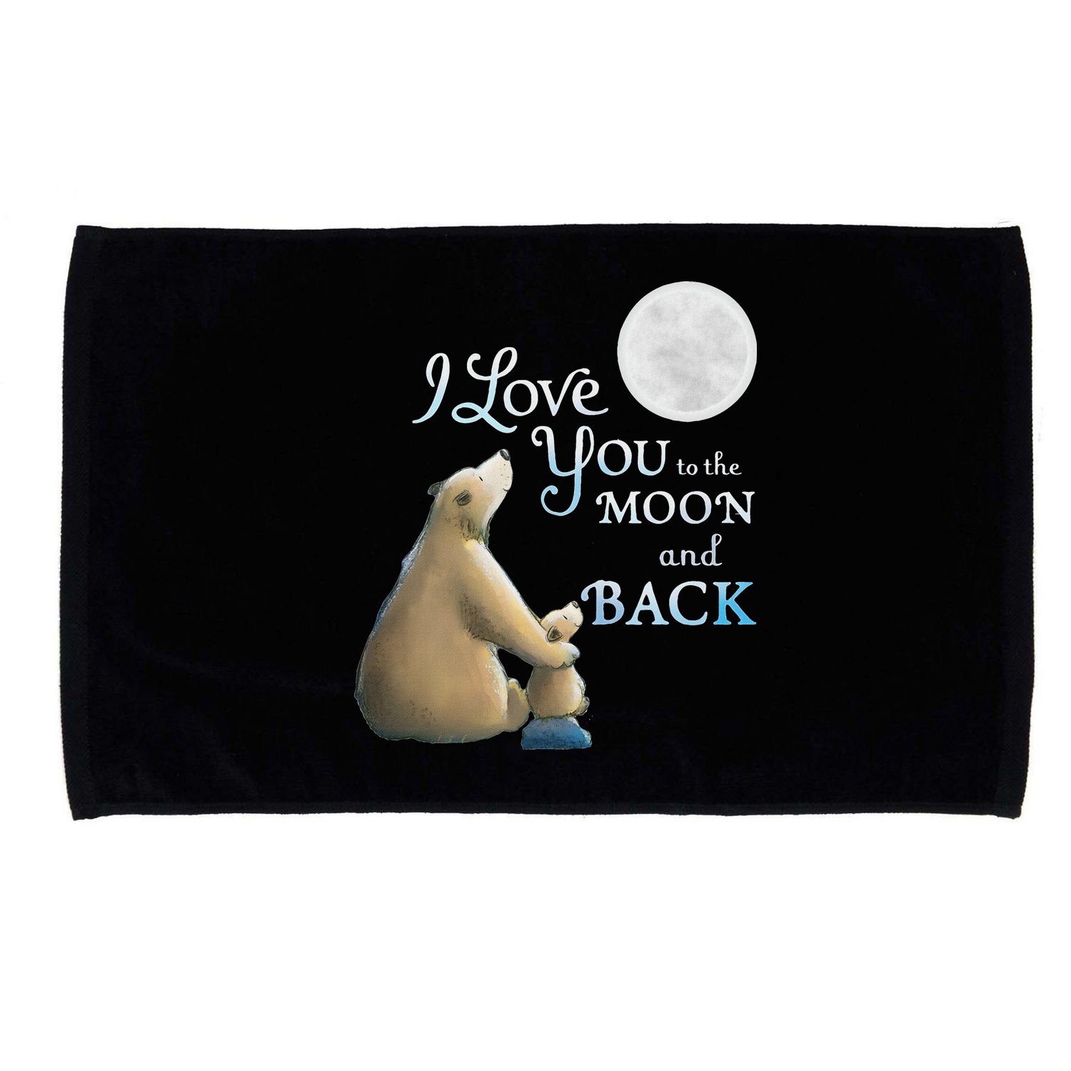 I Love You To The Moon And Back Microfiber Hand Towel