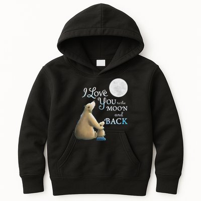 I Love You To The Moon And Back Kids Hoodie