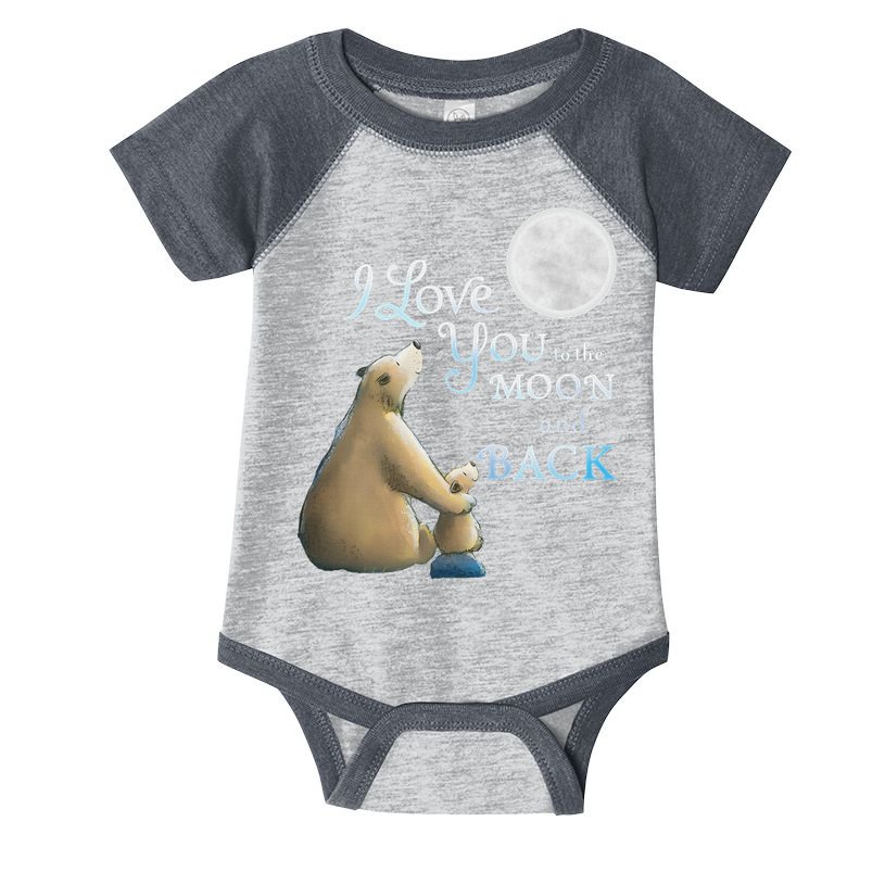 I Love You To The Moon And Back Infant Baby Jersey Bodysuit