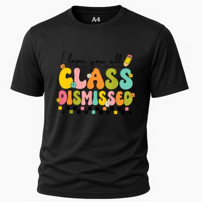 I Love You All Class Dismissed Retro Groovy Teacher Last Day Performance Shirt