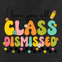 I Love You All Class Dismissed Retro Groovy Teacher Last Day 15oz Campfire Ceramic Mug