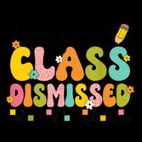 I Love You All Class Dismissed Retro Groovy Teacher Last Day Wool Snapback Cap