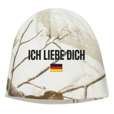 I Love You In German Language Germany Funny German Saying Kati - Camo Knit Beanie