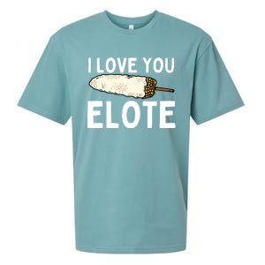 I Love You Elote Mexican Corn Sueded Cloud Jersey T-Shirt