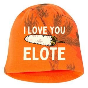 I Love You Elote Mexican Corn Kati - Camo Knit Beanie