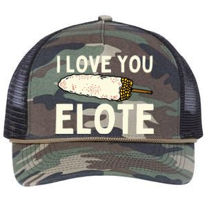 I Love You Elote Mexican Corn Retro Rope Trucker Hat Cap