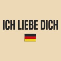 I Love You In German Language Germany Funny German Saying Zip Tote Bag