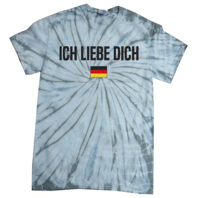 I Love You In German Language Germany Funny German Saying Tie-Dye T-Shirt