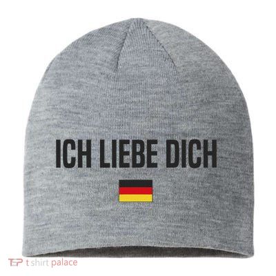 I Love You In German Language Germany Funny German Saying Sustainable Beanie