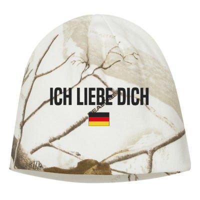 I Love You In German Language Germany Funny German Saying Kati - Camo Knit Beanie