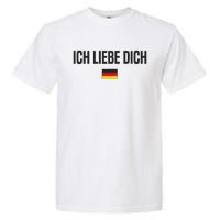 I Love You In German Language Germany Funny German Saying Garment-Dyed Heavyweight T-Shirt