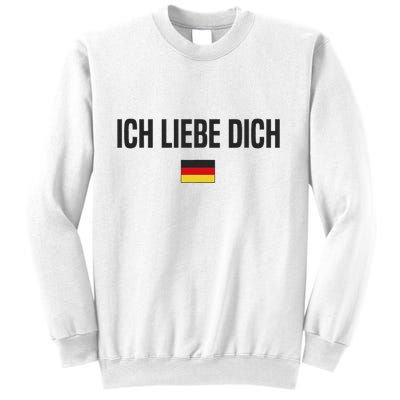 I Love You In German Language Germany Funny German Saying Sweatshirt