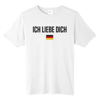 I Love You In German Language Germany Funny German Saying Tall Fusion ChromaSoft Performance T-Shirt