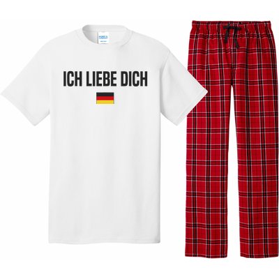 I Love You In German Language Germany Funny German Saying Pajama Set