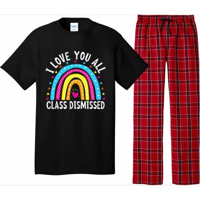 I Love You All Class Dismissed Teacher Pajama Set