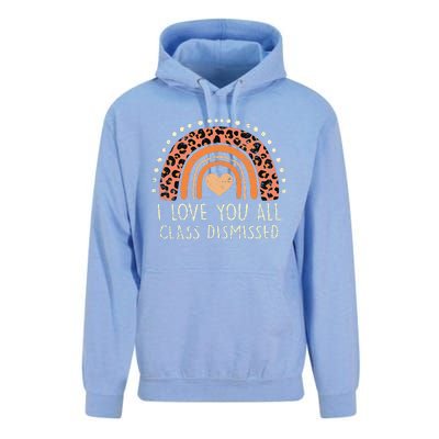 I Love You All Class Dismissed Teacher Last Day Of School Unisex Surf Hoodie