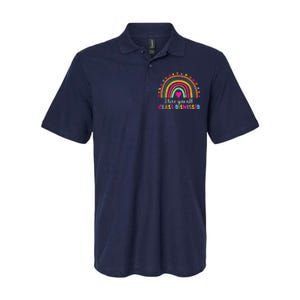 I Love You All Class Dismissed Teacher Last Day Of School Softstyle Adult Sport Polo