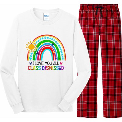 I Love You All Class Dismissed Teacher Long Sleeve Pajama Set