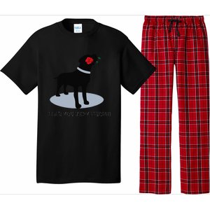 'I Lab You Very Much' Valentine's Day Black Labrador Pajama Set