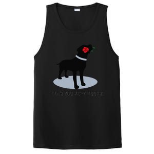 'I Lab You Very Much' Valentine's Day Black Labrador PosiCharge Competitor Tank