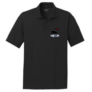 'I Lab You Very Much' Valentine's Day Black Labrador PosiCharge RacerMesh Polo