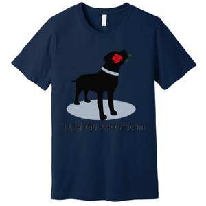 'I Lab You Very Much' Valentine's Day Black Labrador Premium T-Shirt