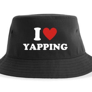  I Love Yapping I Heart Yapping Sustainable Bucket Hat