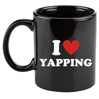 I Love Yapping I Heart Yapping 11oz C Handle Ceramic Mug