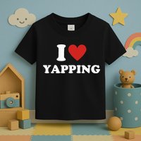  I Love Yapping I Heart Yapping Toddler T-Shirt
