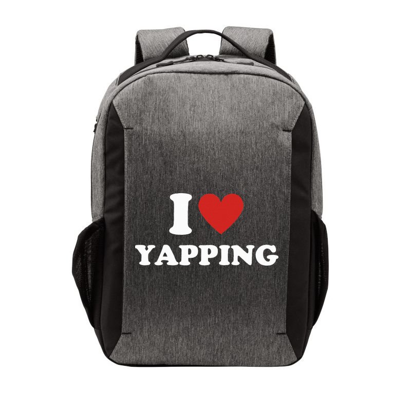  I Love Yapping I Heart Yapping Vector Backpack