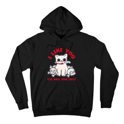 I Like You ILl Kill You Last Murder Serial Killer Hoodie