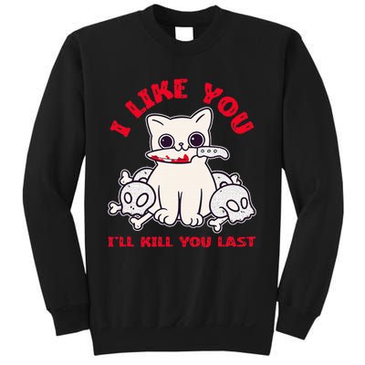 I Like You ILl Kill You Last Murder Serial Killer Sweatshirt