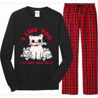 I Like You ILl Kill You Last Murder Serial Killer Long Sleeve Pajama Set