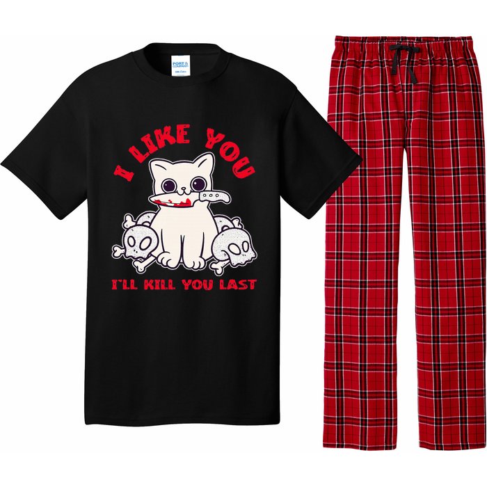 I Like You ILl Kill You Last Murder Serial Killer Pajama Set