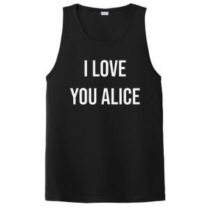 I Love You Alice PosiCharge Competitor Tank