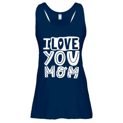 I Love You Mom Mothers Day Ladies Essential Flowy Tank