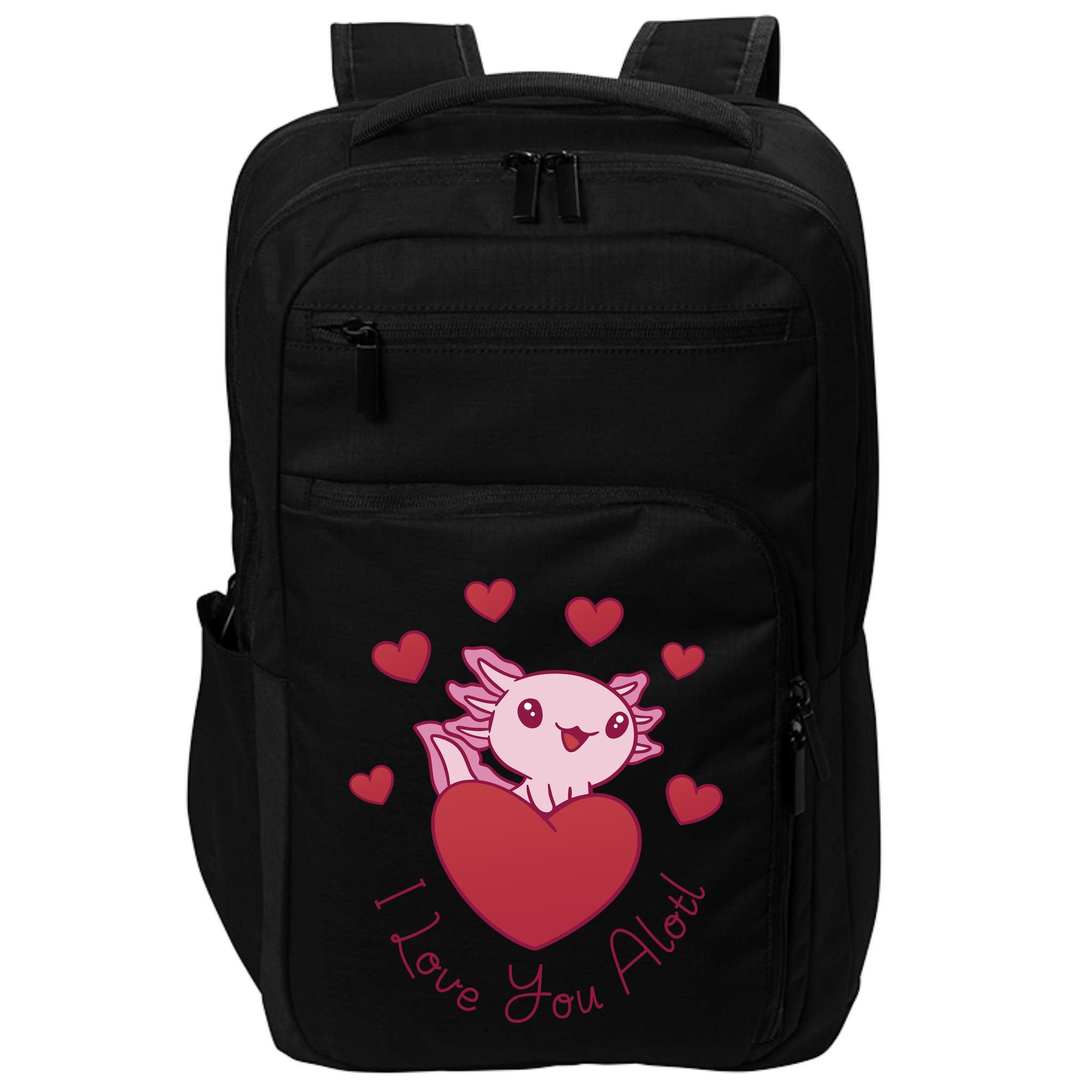 I Love You Alotl Valentines Day Impact Tech Backpack