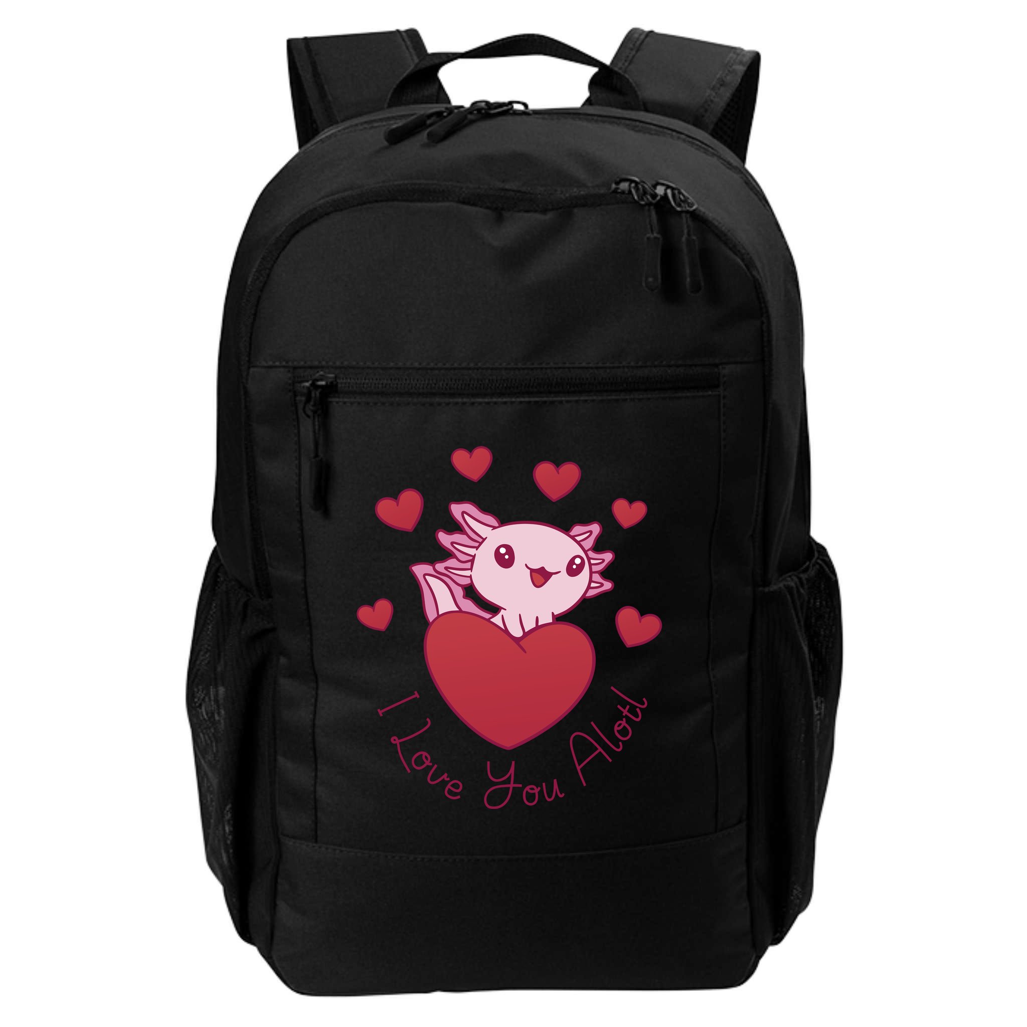 I Love You Alotl Valentines Day Backpack