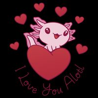 I Love You Alotl Valentines Day Drawstring Bag