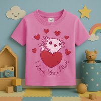 I Love You Alotl Valentines Day Toddler T-Shirt