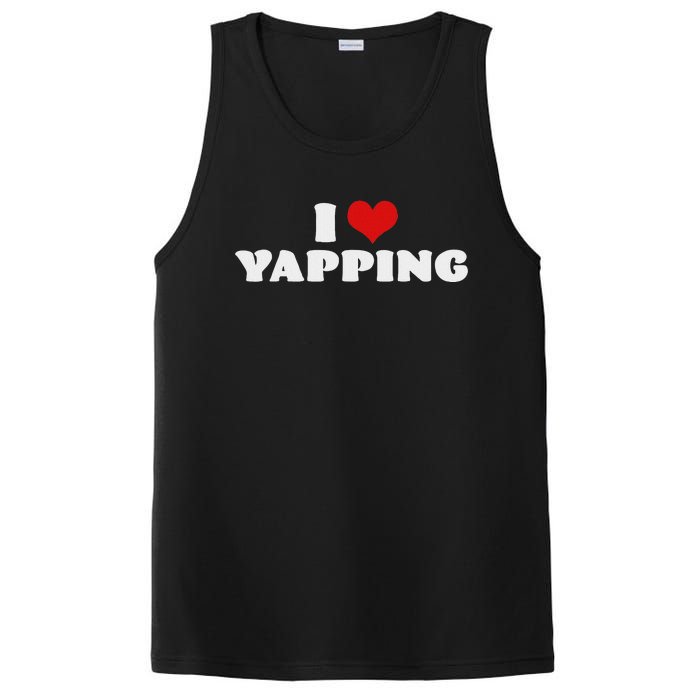 I Love Yapping I Heart Yapping Red Heart Funny PosiCharge Competitor Tank