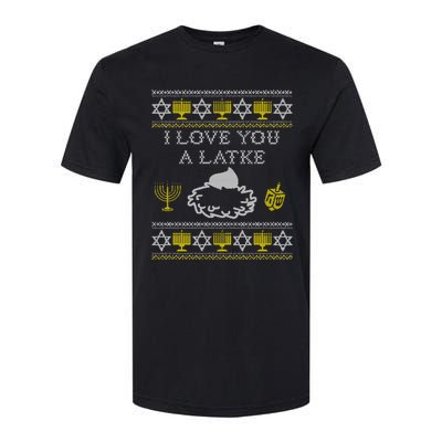 I Love You A Latke Great Gift Funny Chanukah Funny Gift Hanukkah Great Gift Softstyle CVC T-Shirt