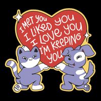 I Love You Heart Quote Cute Gift Bucket Hat