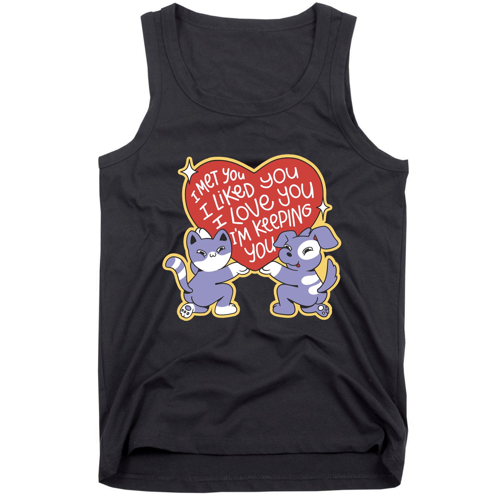 I Love You Heart Quote Cute Gift Tank Top