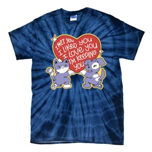 I Love You Heart Quote Cute Gift Tie-Dye T-Shirt