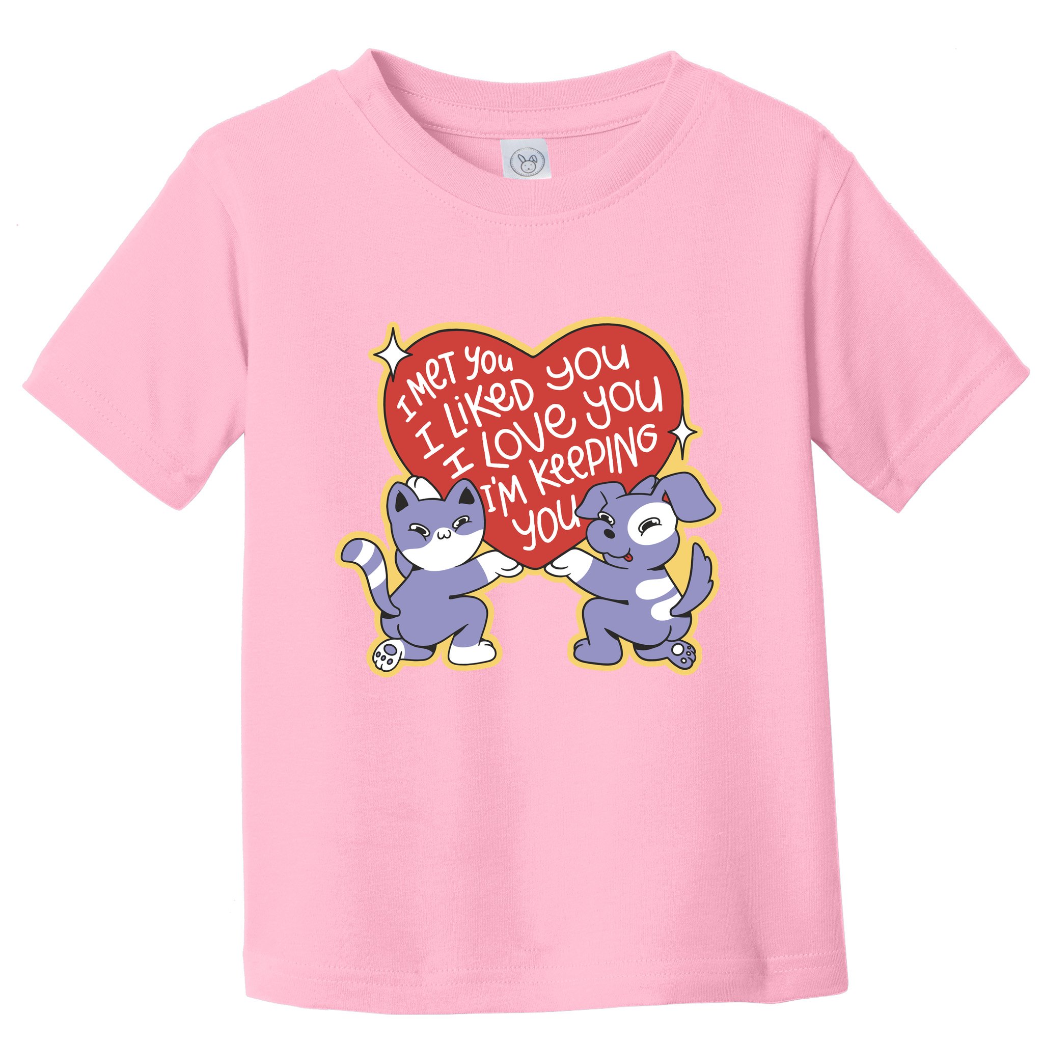 I Love You Heart Quote Cute Gift Toddler T-Shirt