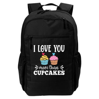I Love You More Than Cupcakes Funny Valentines Day Gift Backpack