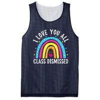 I Love You All Class Dismissed Teacher Last Day Of School Mesh Reversible Basketball Jersey Tank