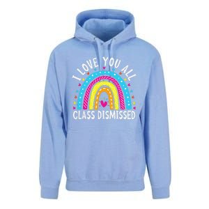 I Love You All Class Dismissed Teacher Last Day Of School Unisex Surf Hoodie