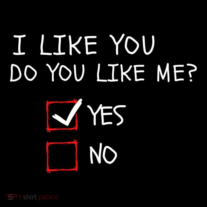 I Like You Do You Like Me Yes Or No Cute Conversation Starter Romantic Humor 7-Panel Snapback Hat